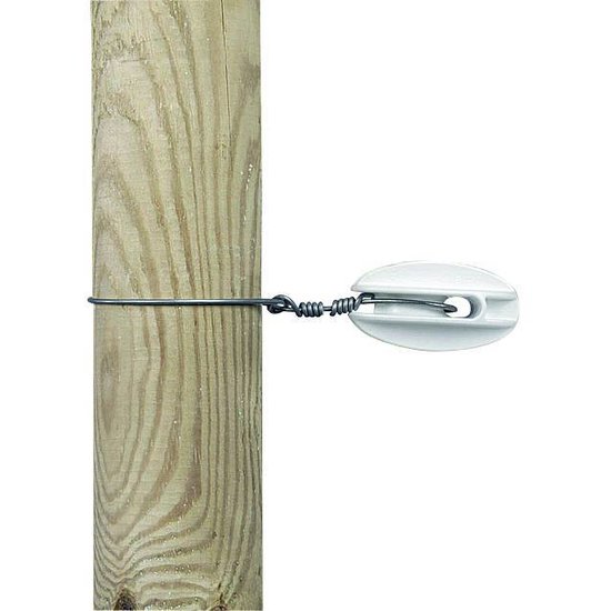 Gallagher Hoekisolator S wit versterkt 100 st