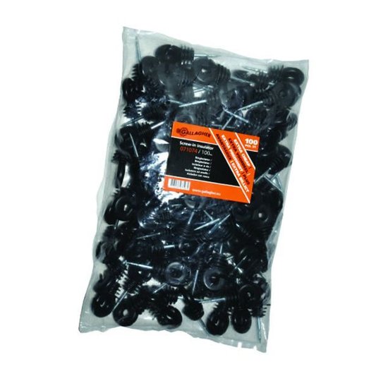 Gallagher Schroefisolator hout 100 st