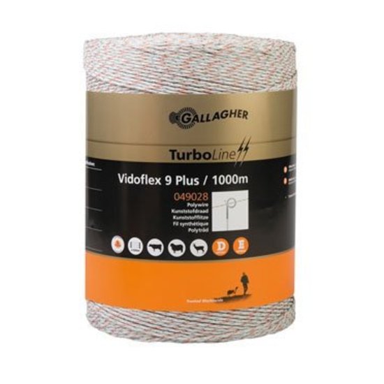 Gallagher Vidoflex 9 TurboLine Plus wit 1000 m