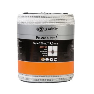 PowerLine lint 12,5 mm wit 200 m