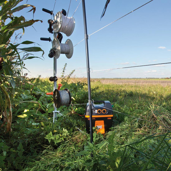 Gallagher Hertenpaal kunststof 1,70 m zwart (10 stuks)
