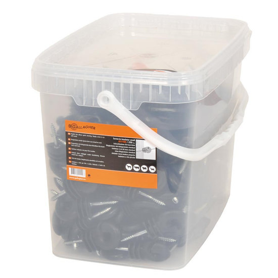 Gallagher Schroefisolator BS hout klein 250 st