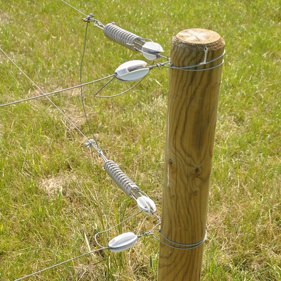 Gallagher Hoekisolator S wit versterkt 100 st