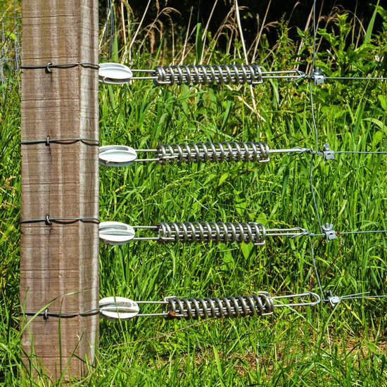 Gallagher Draadklem gebogen met gewone moer (100 stuks)