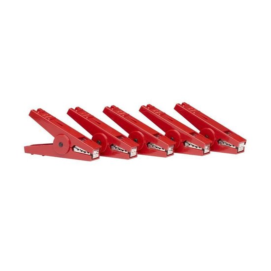 Gallagher Krokodillenklem rood 5 st