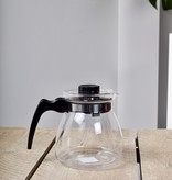 Easy tea pot with double filter