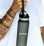WAY OF LIFE cold brew bottle (1 liter - with straw)