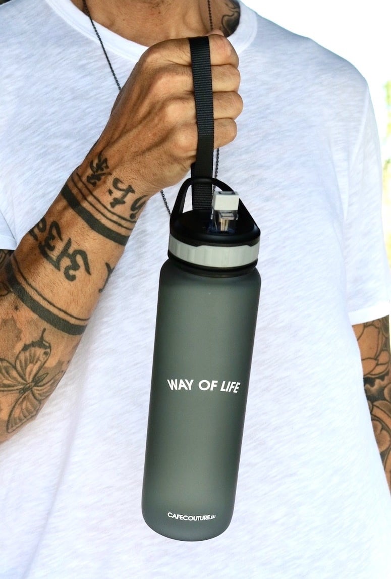 WAY OF LIFE cold brew bottle (1 liter - met rietje)