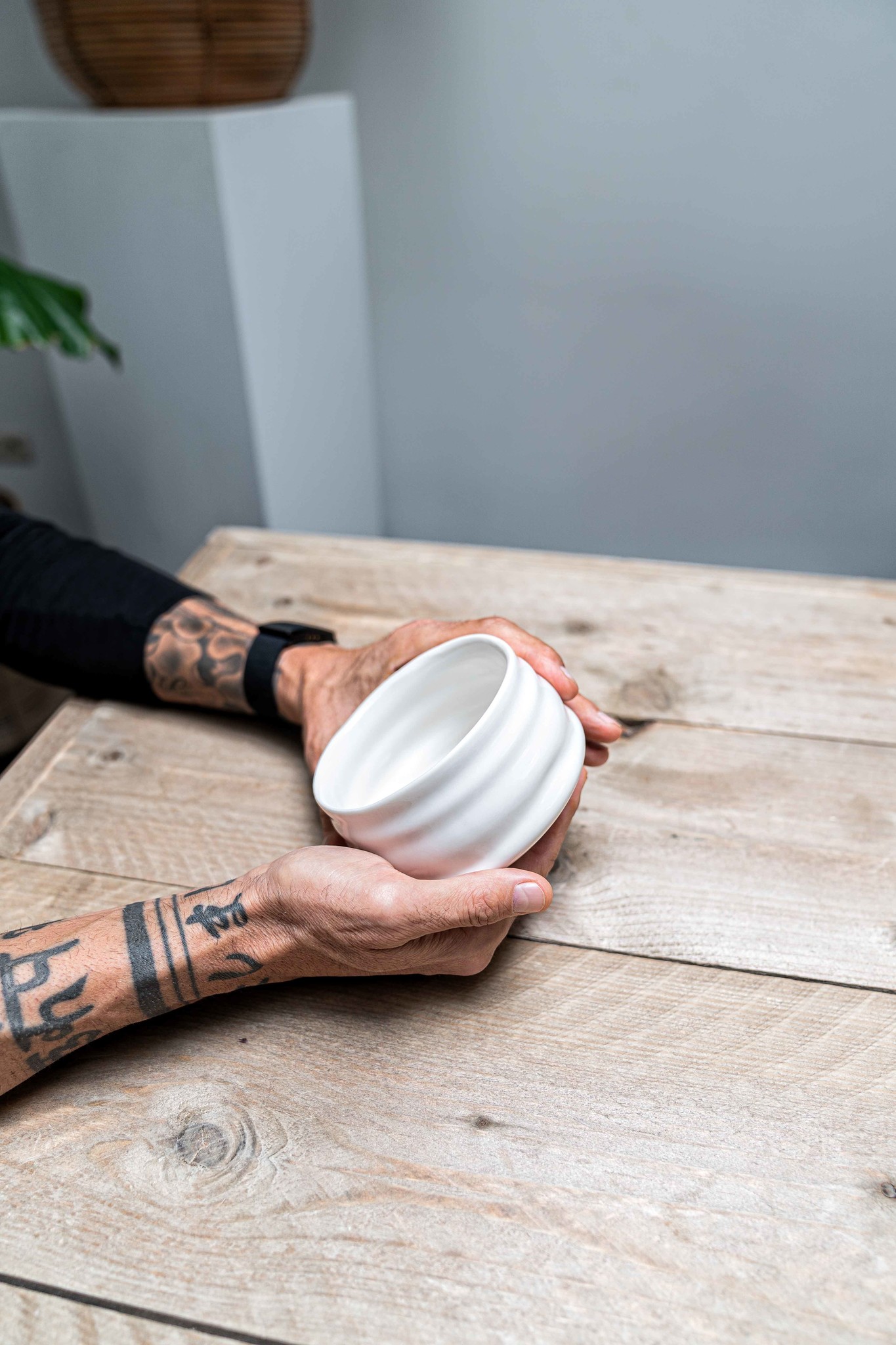 Porcelain Matcha bowl - white