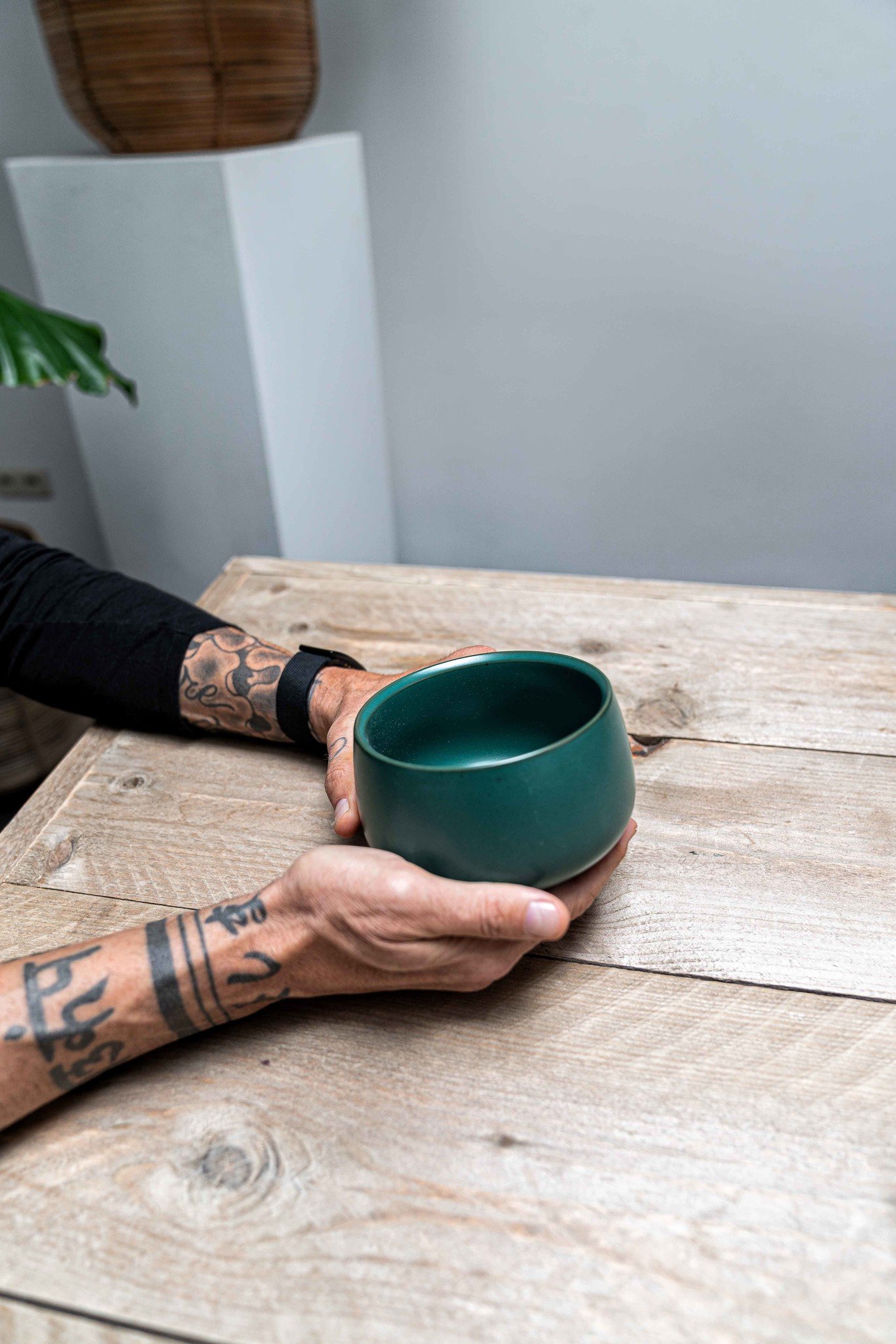 Matcha bowl - design green