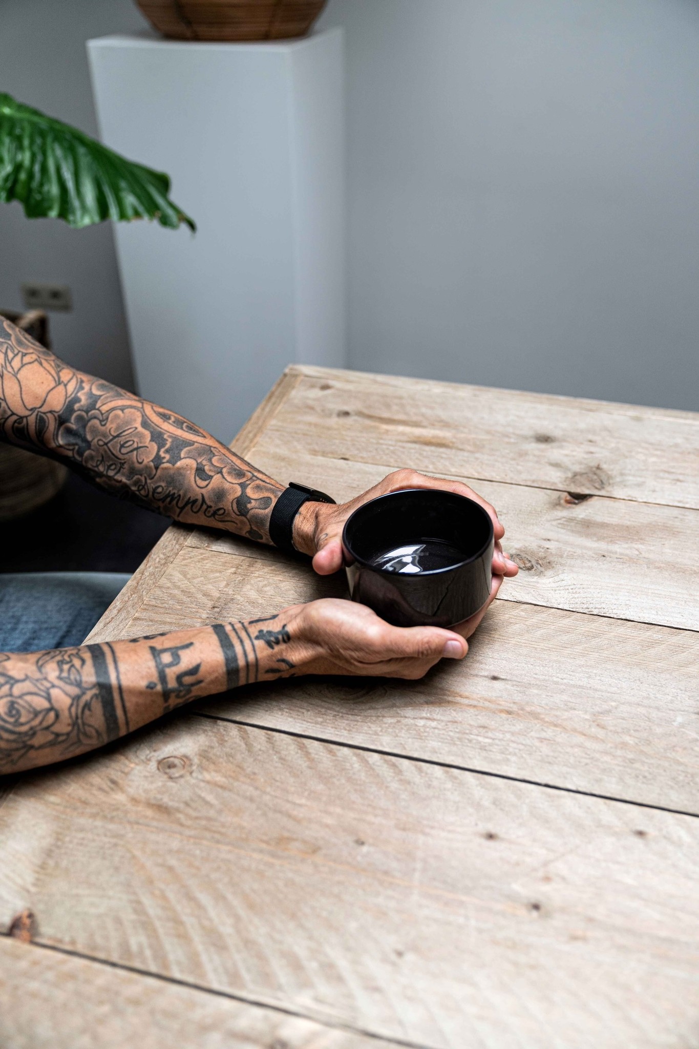 Matcha bowl - clean shiny zwart