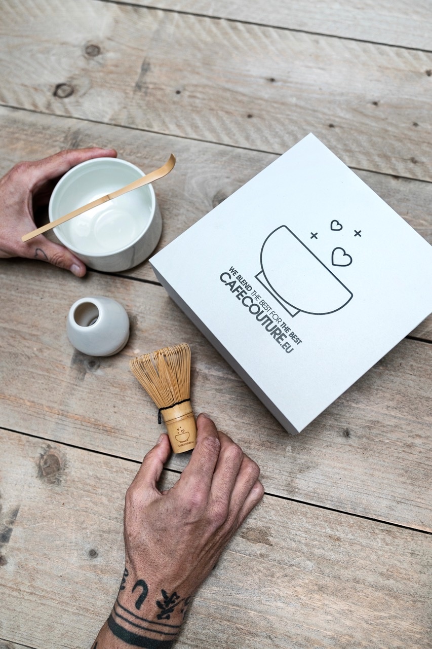 Premium Matcha complete tool box (four-part) - clean white
