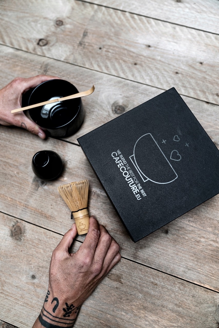 Premium Matcha complete tool box (4 delig) - clean zwart