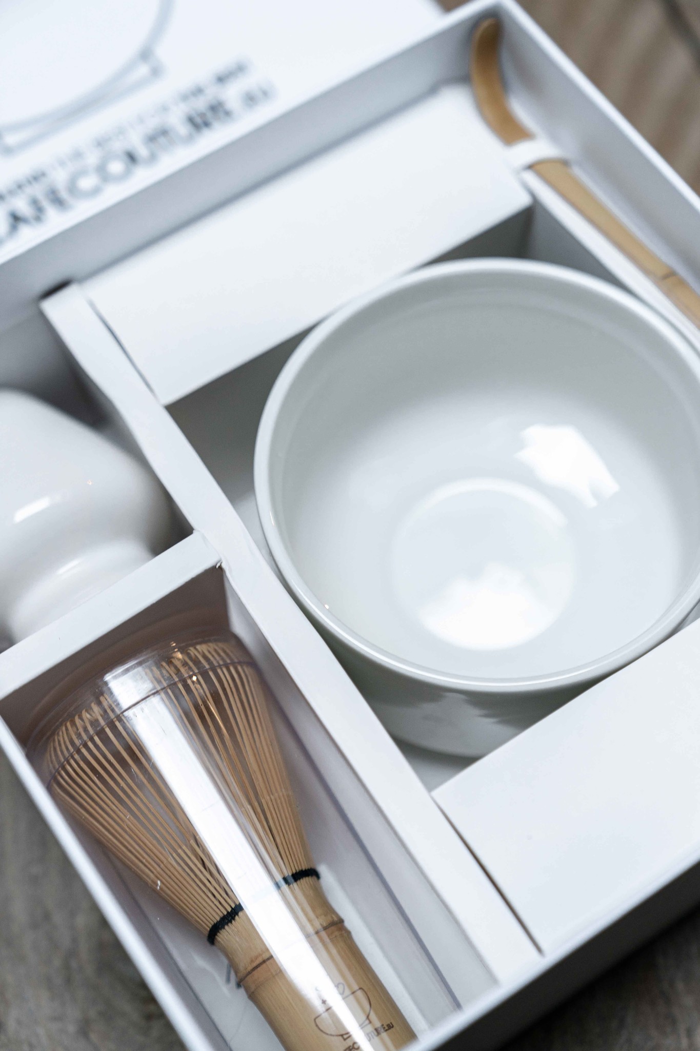Premium Matcha complete tool box (four-part) - clean white