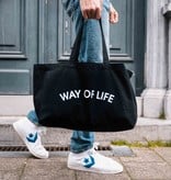 WAY OF LIFE cotton bag (black)