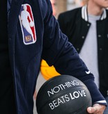 Nothing beats Love basketbal (black - semi leather)