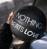 Nothing beats Love basketbal (zwart - semi leer)