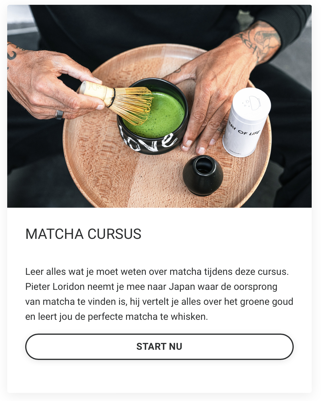 MATCHA CURSUS