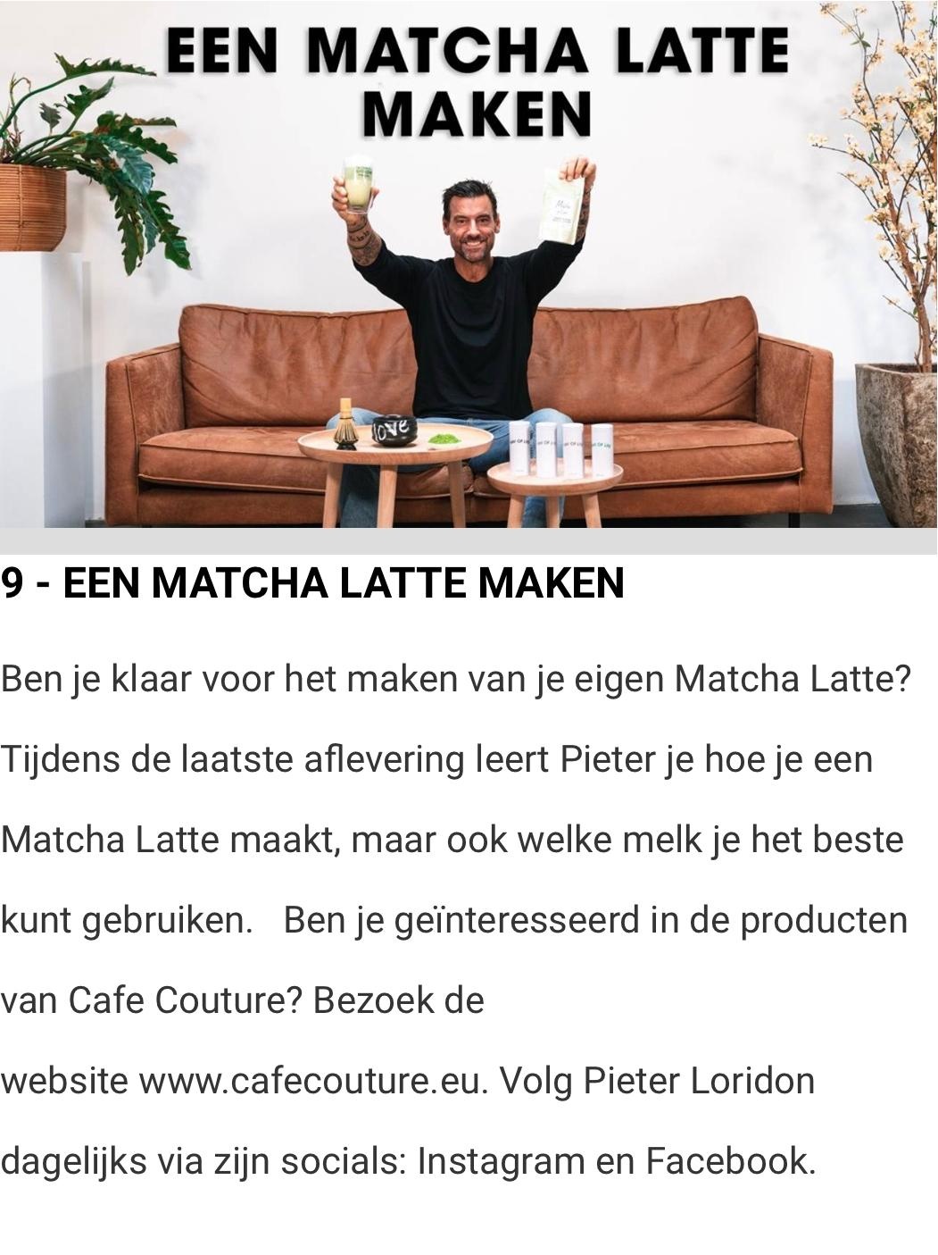 Matcha Cursus Online (WAY OF LIFE)