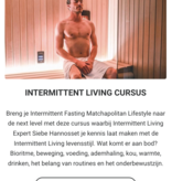 Intermittent Living Course Online (WAY OF LIFE)