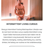 Intermittent Living Cursus Online (WAY OF LIFE)