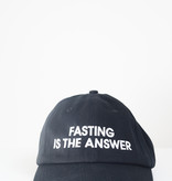 Fasting is the Answer cap (zwart)