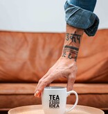 'Love, Peace & Tea is the message' mug