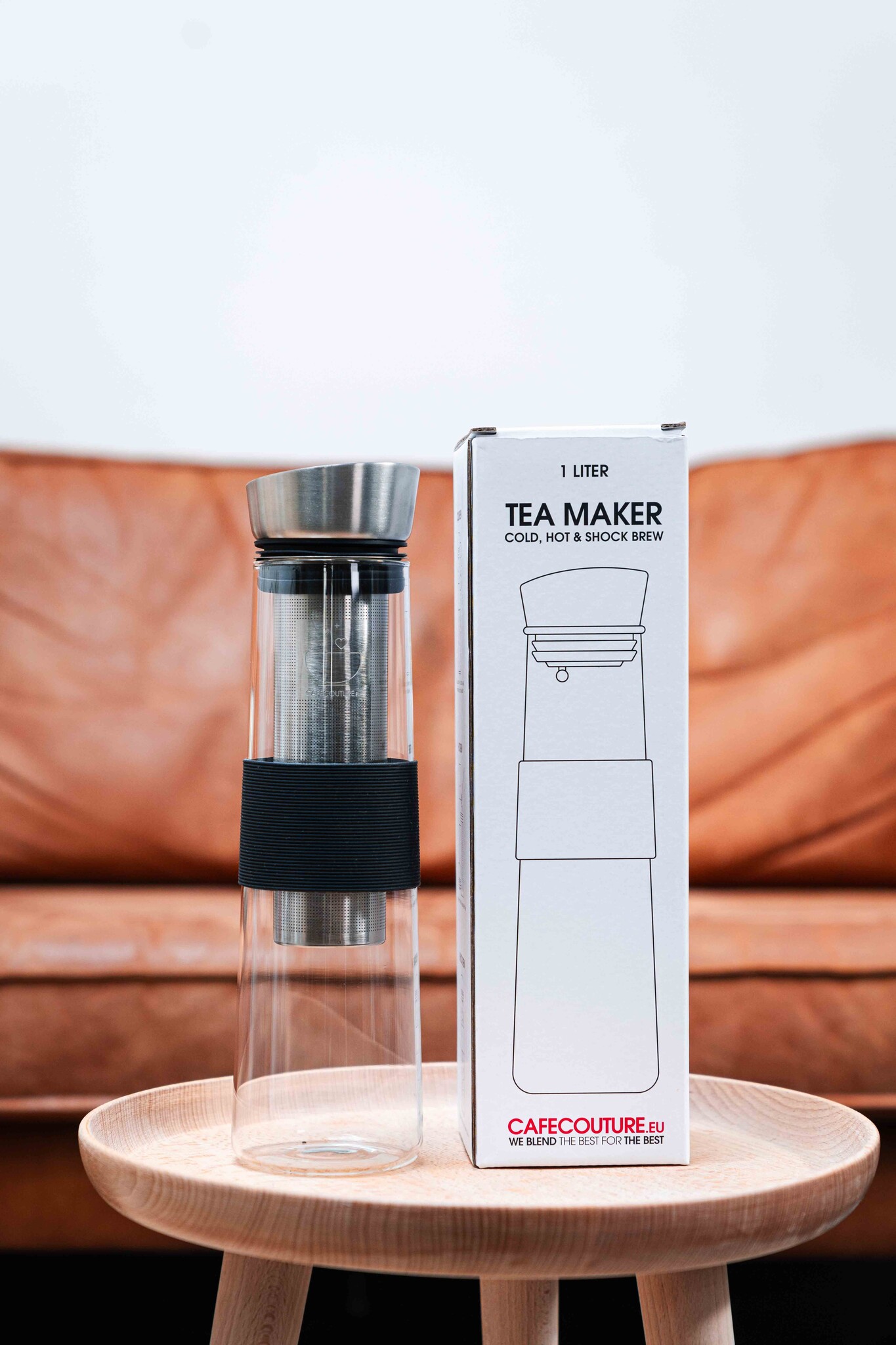 Tea maker for cold-, hot- en shock brew (1 liter)