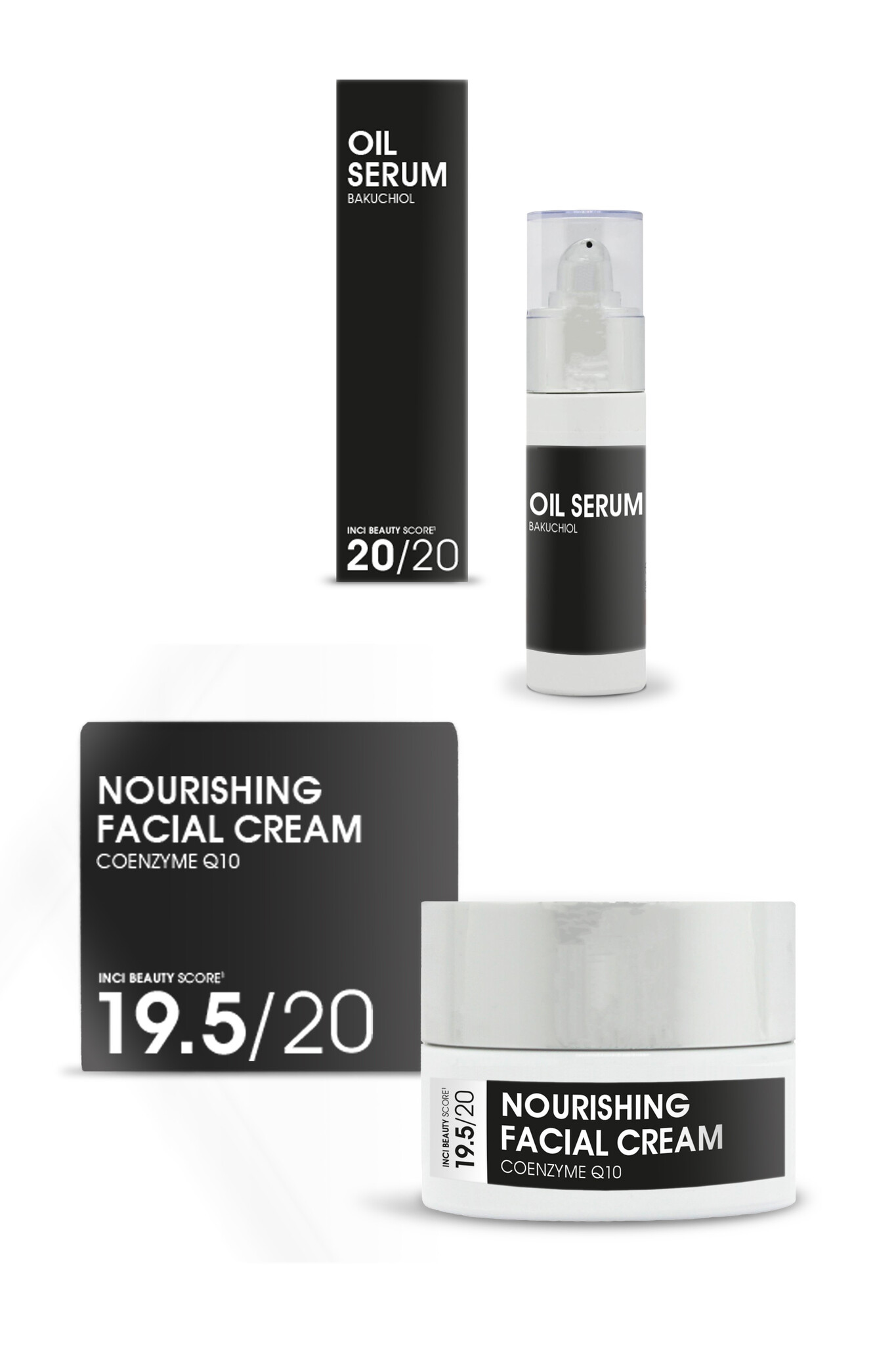 Combi Deal Natural Nourishing Serum & Facial Crème Q10