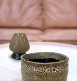 Matcha bowl & whisk houder - art shiny zand