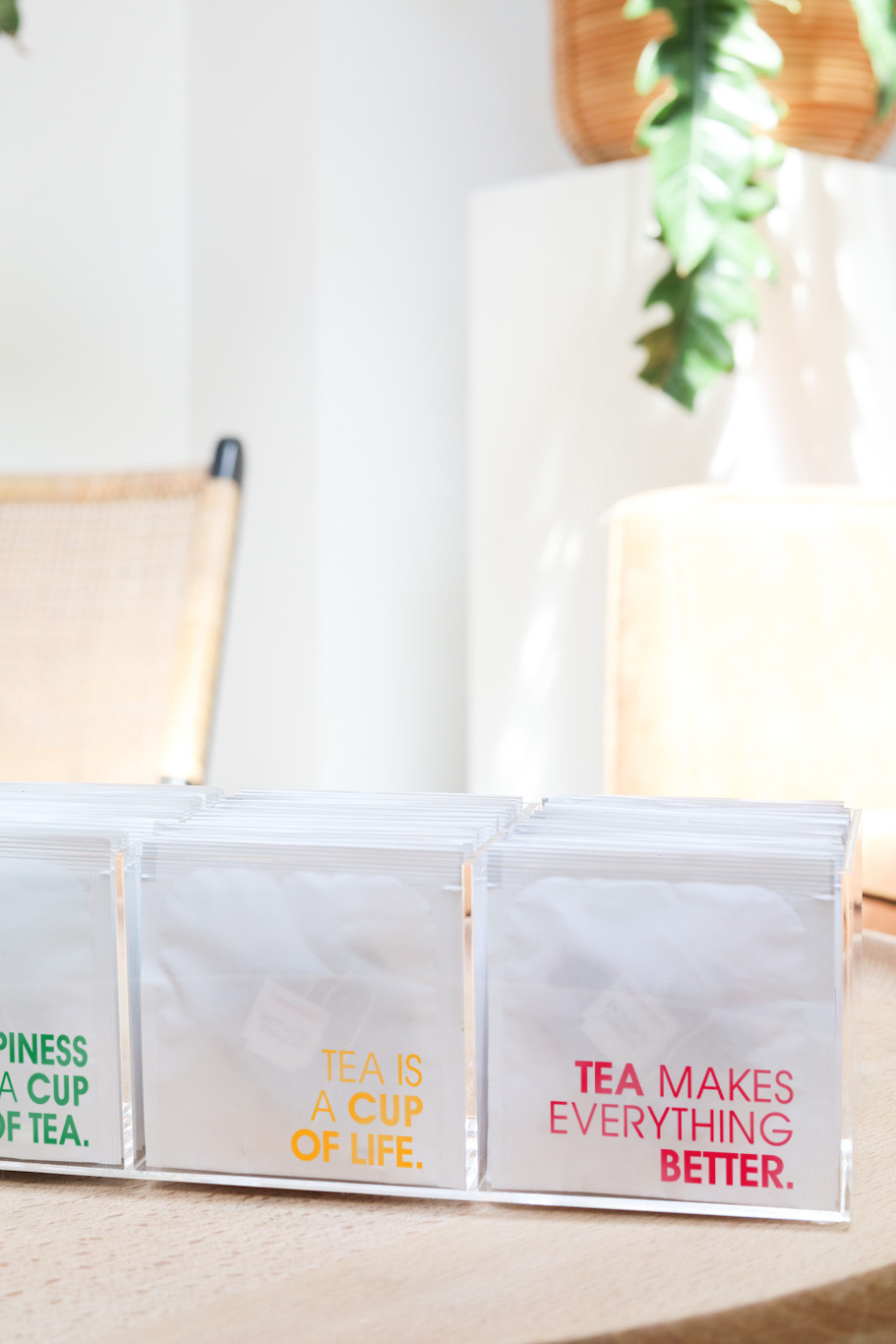 Tea Envelope Collection open display met 4 vakken
