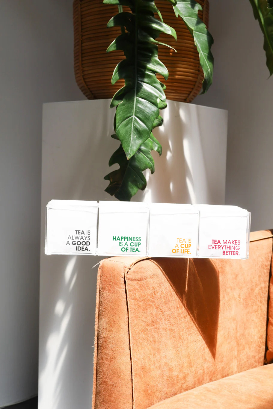 Tea Envelope Collection high display with 4 boxes