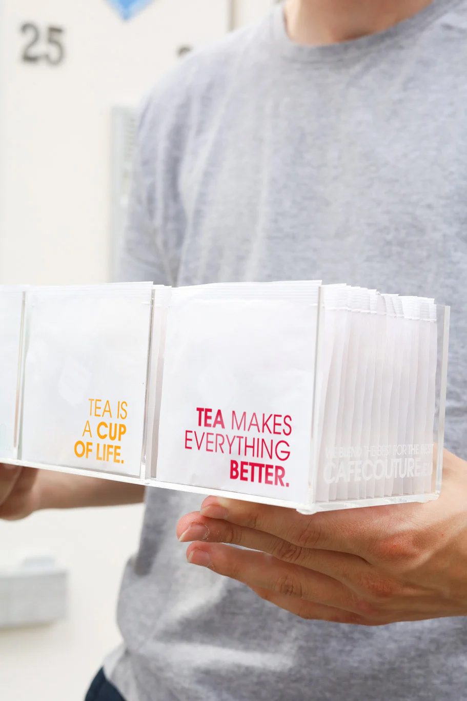 Tea Envelope Collection high display with 4 boxes
