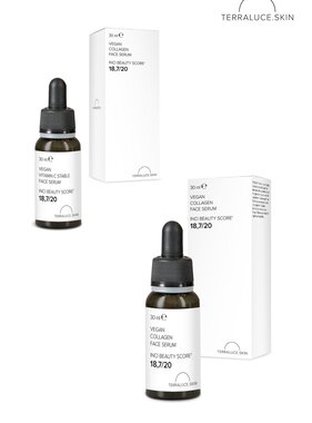 Natural Face Serum Vitamine C + Collagen – 2x 30ml