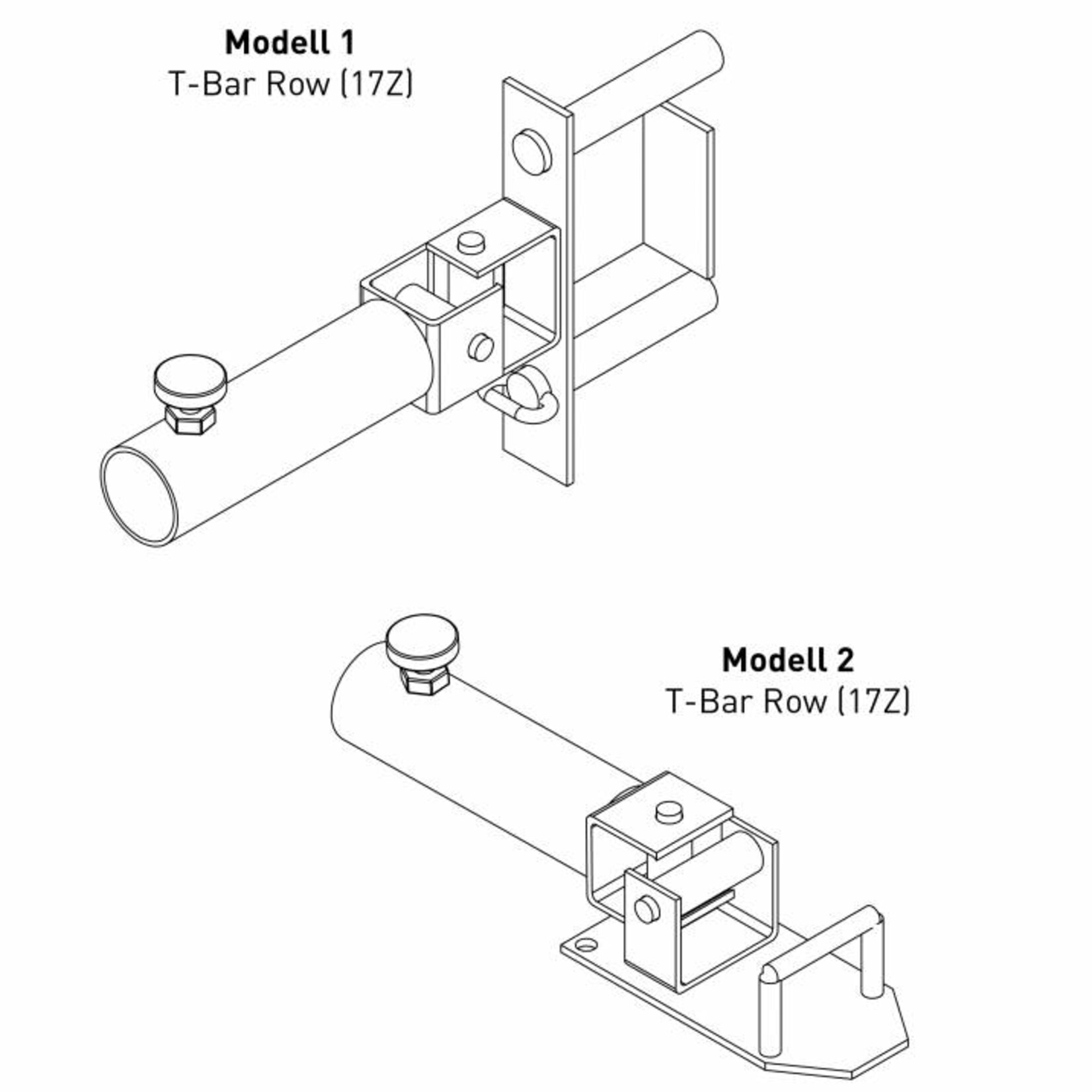 T-Bar Row-Vorrichtung/ Landmine (17Z)