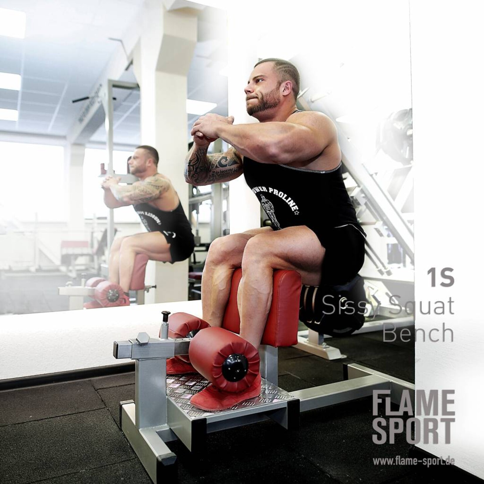 Kniebeugentrainer (1S) / Sissy Squat Bench