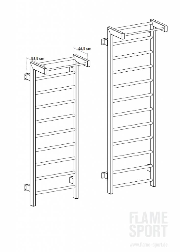 Wall bars / Swedish Ladders (13Z)