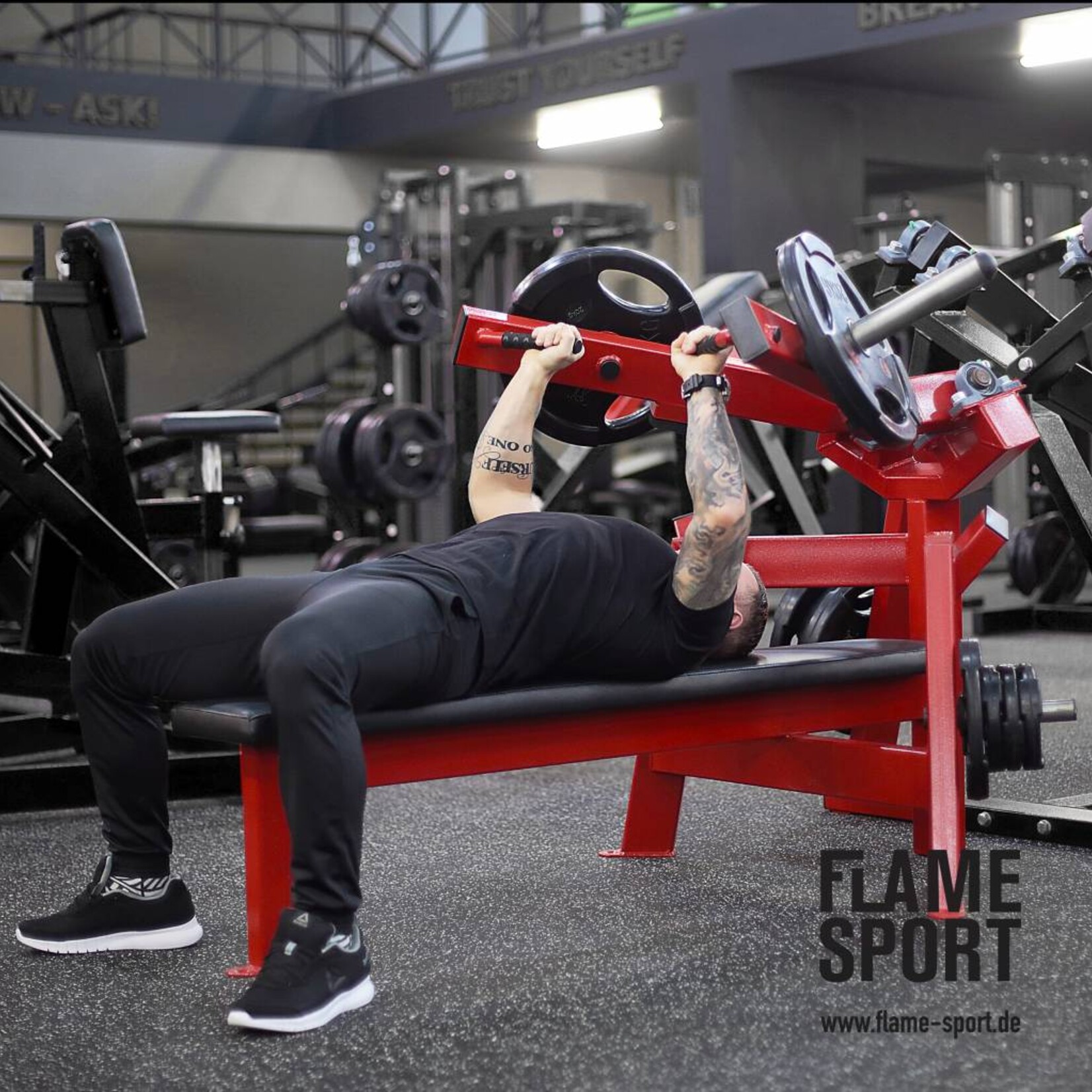 Flat Chest Press Machine (1AXX), Plate Loaded