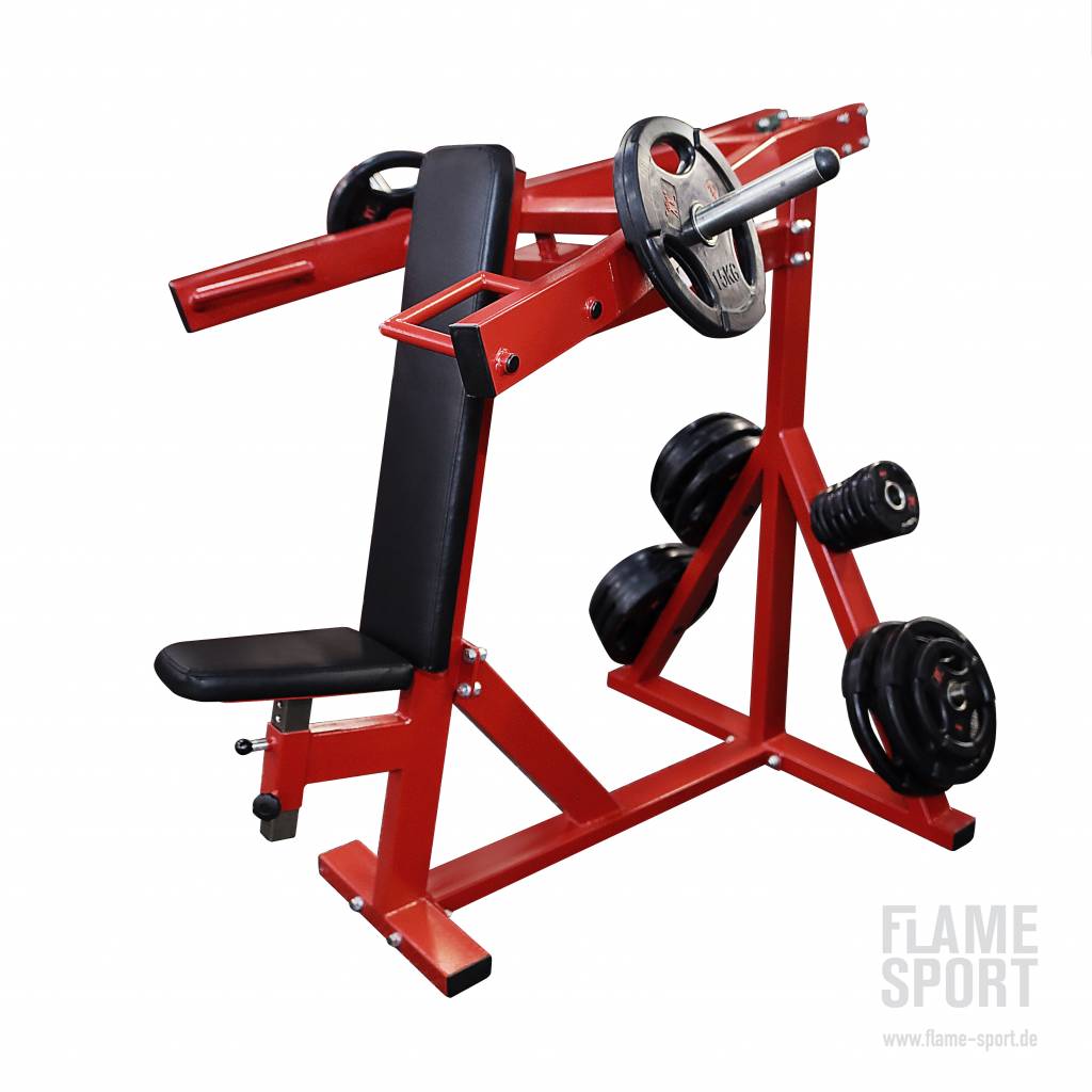 Shoulder (Military) Press Machine (1P) Plate loaded / Flame Sport ...