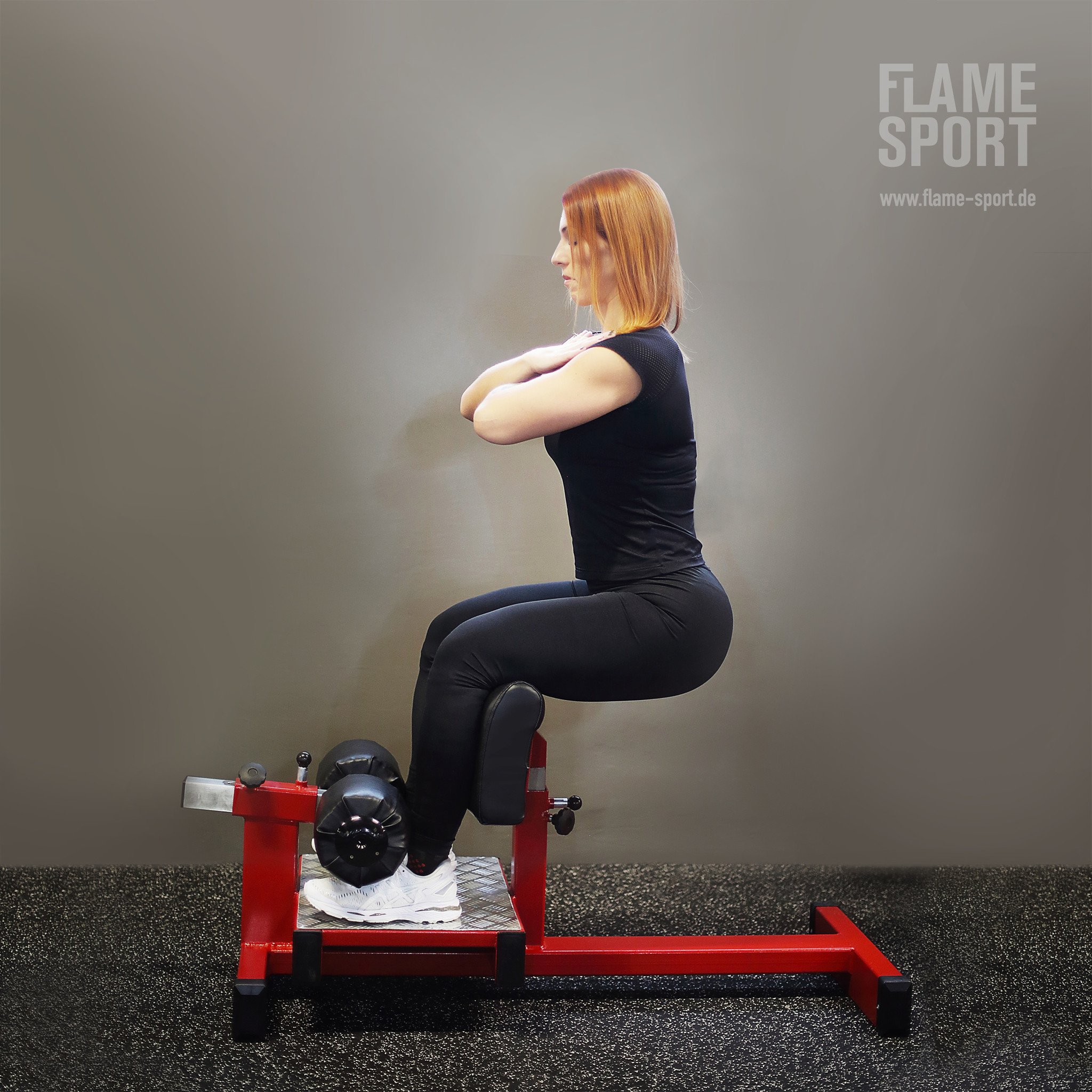 FLAME SPORT Kniebeugentrainer (1S) / Sissy Squat Bench