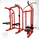 The Half Rack with Plate Loaded Lat Pulldown (9BX)