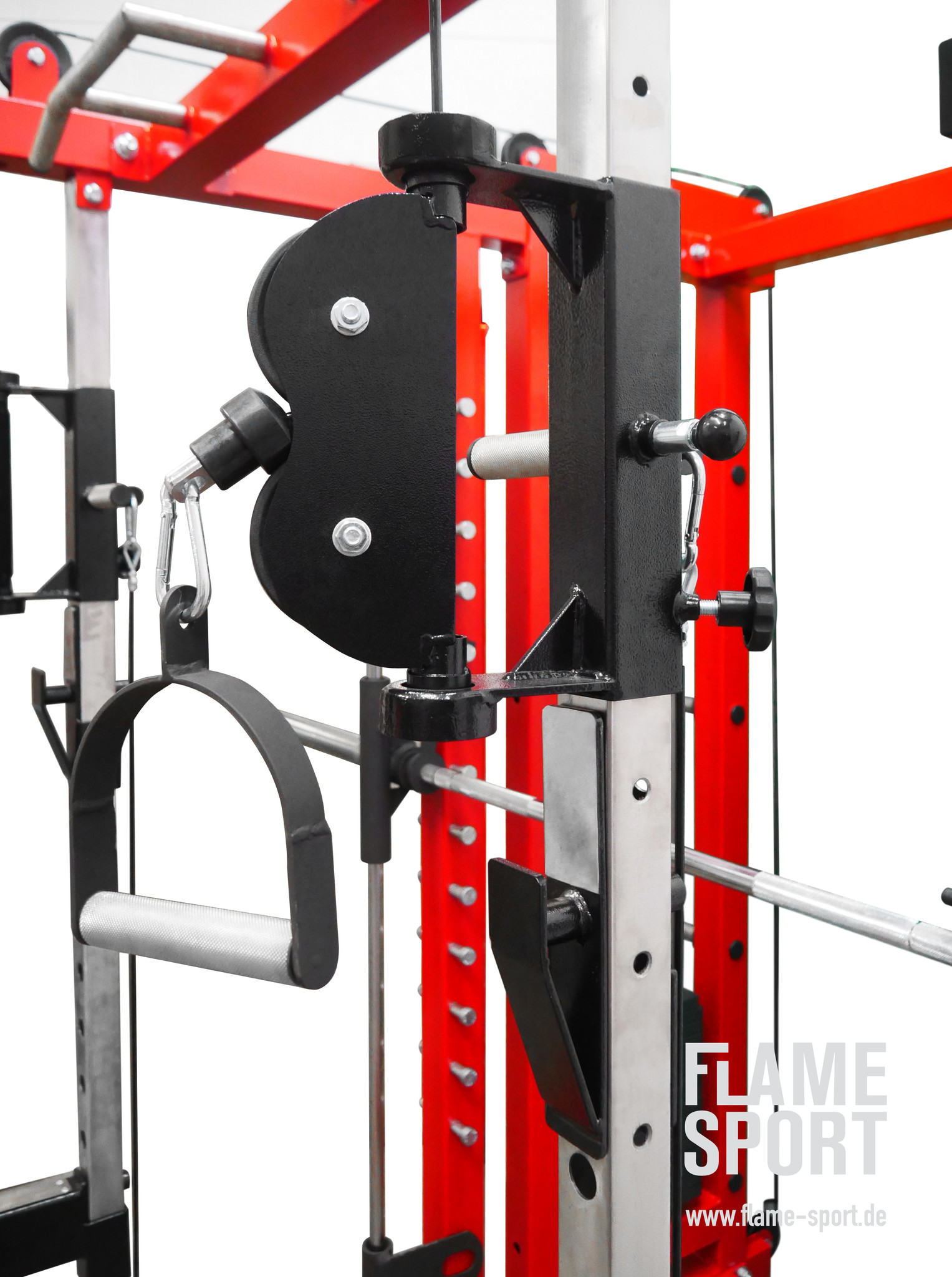 Ultimate Power Rack (11B): 3 in 1: Cable Crossover + Smith Machine + Half Rack