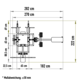 Vier Stationen Turm (2M)