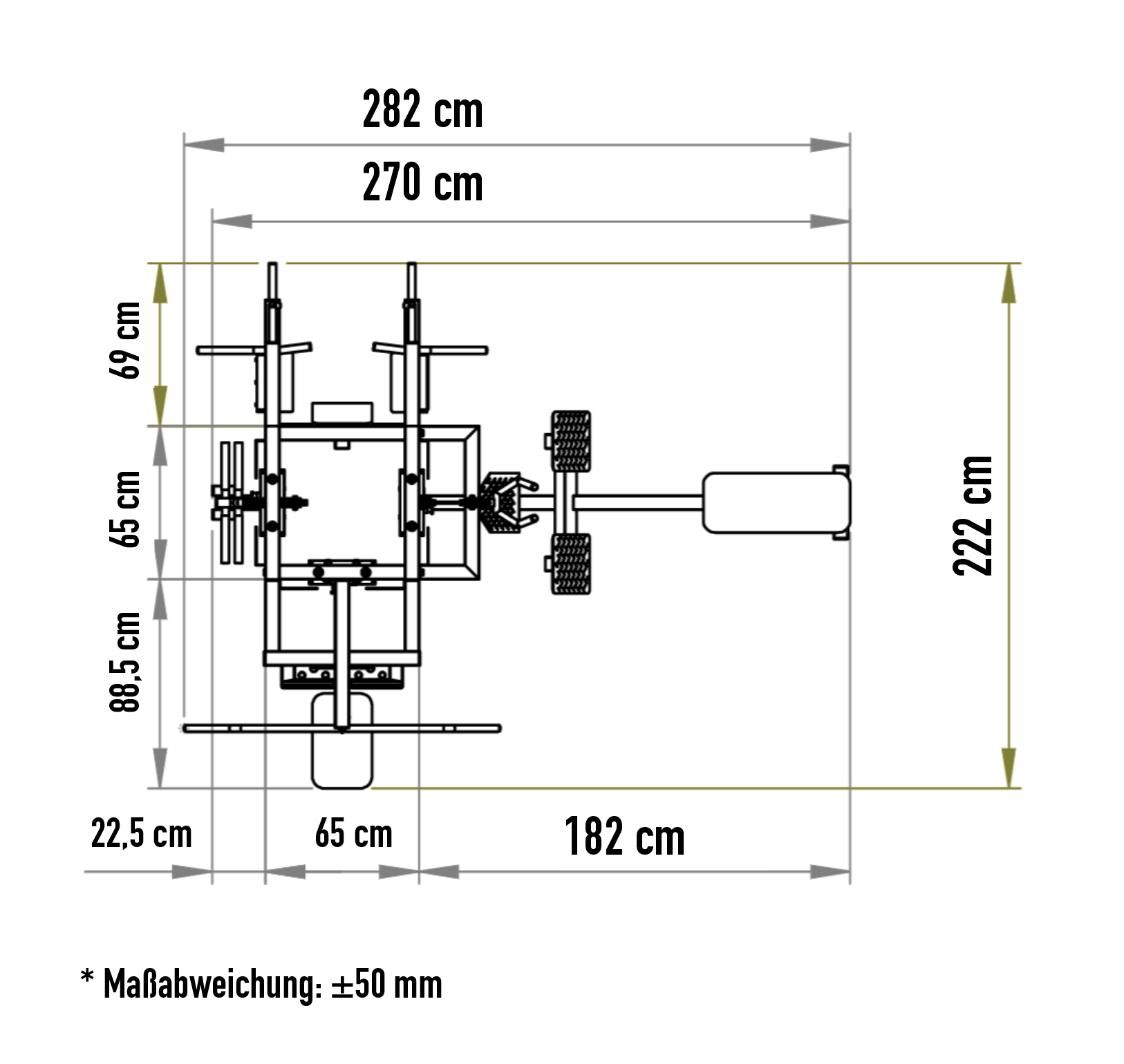 Vier Stationen Turm (2M)