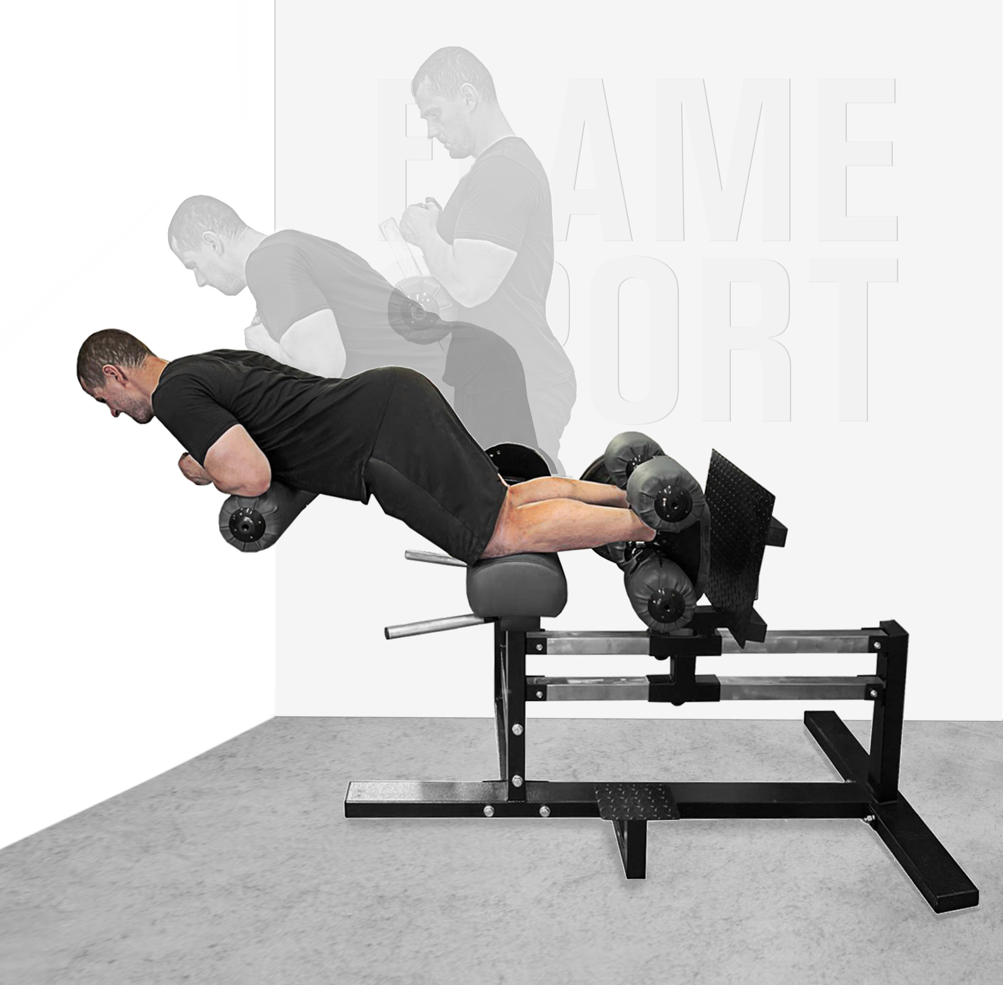 FLAME SPORT Inverse Curl Machine (4LX)