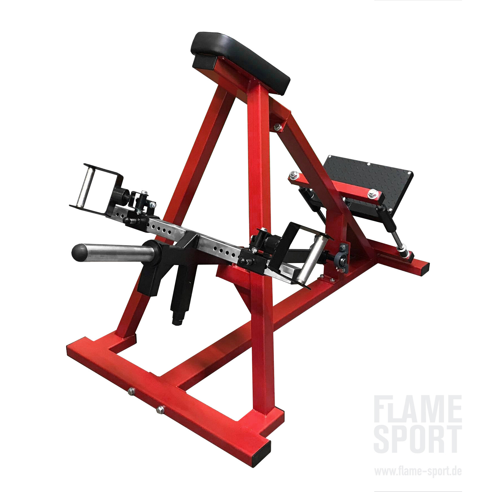 T-Bar Row Machine (1LXX ) with adjustable handles and foot platform