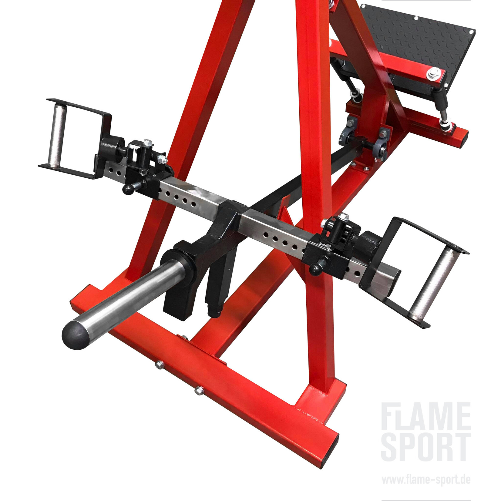 T-Bar Row Machine (1LXX ) with adjustable handles and foot platform