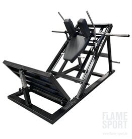 Seated Hack Squat Machine (1DXX) with adjustable foot platform - FLAME ...