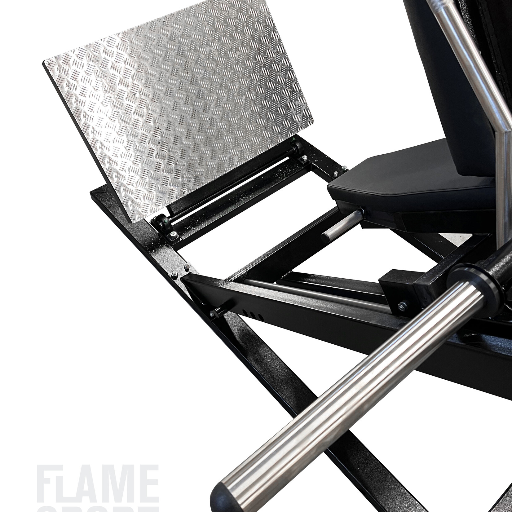 Hackenschmidt Kniebeuge Maschine (1DX) mit verstellbarer Plattform