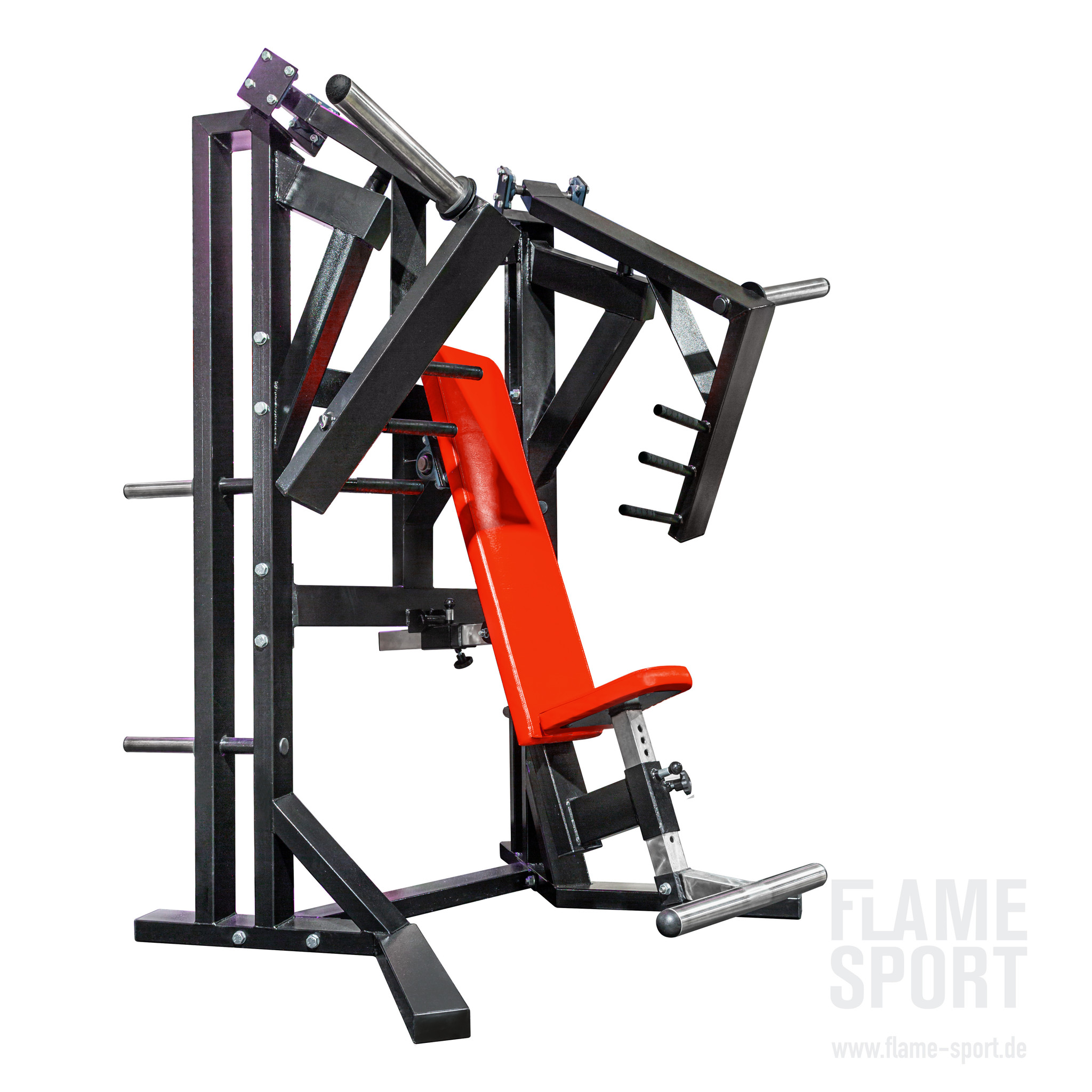 FLAME SPORT Chest Press Machine while sitting (6AXX2) DUAL with adjustable angle (Narrows)